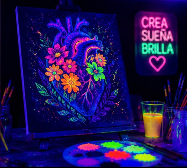 Cuadros Neón Fluor
