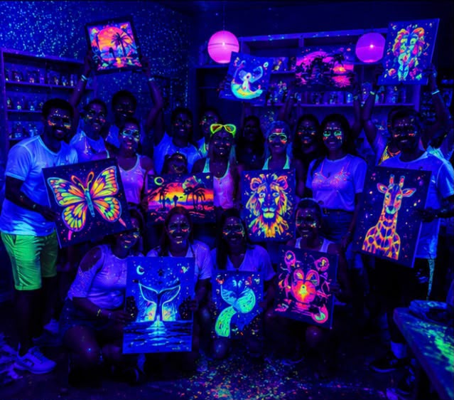 Cuadros Neón Fluor