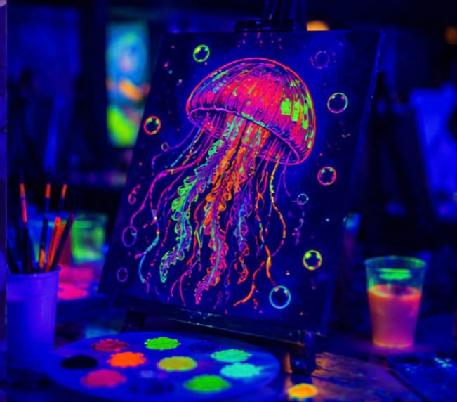 Cuadros Neón Fluor